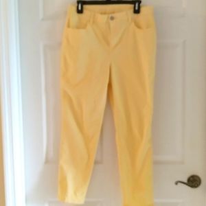 Light yellow Chico's Girlfriend Jeans